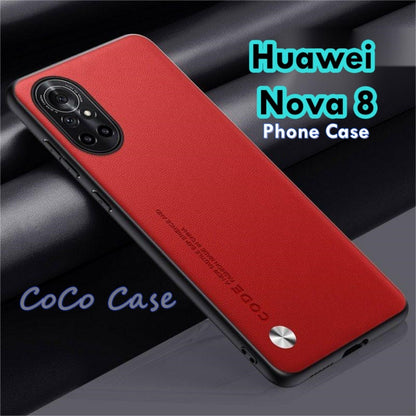 For Huawei Nova 8 Cover Silicone Professional Full Case Classic Simple Solid Color Phone Case Cover sweatproof