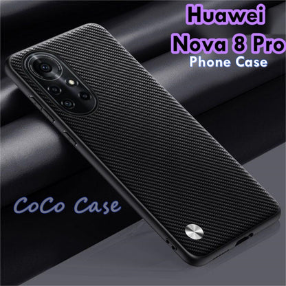 For Huawei Nova 8 Pro Cover Silicone Professional Full Case Classic Simple Solid Color Phone Case Cover sweatproof