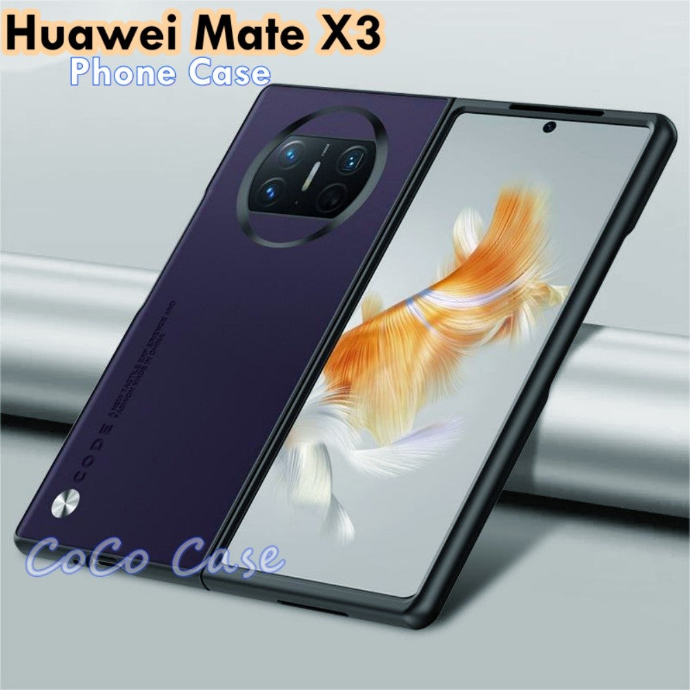 For Huawei Mate X3 Cover Silicone Professional Full Case Classic Simple Solid Color Phone Case Cover sweatproof