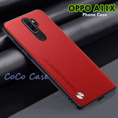For OPPO A11X  Cover Silicone Professional Full Case Classic Simple Solid Color Phone Case Cover sweatproof