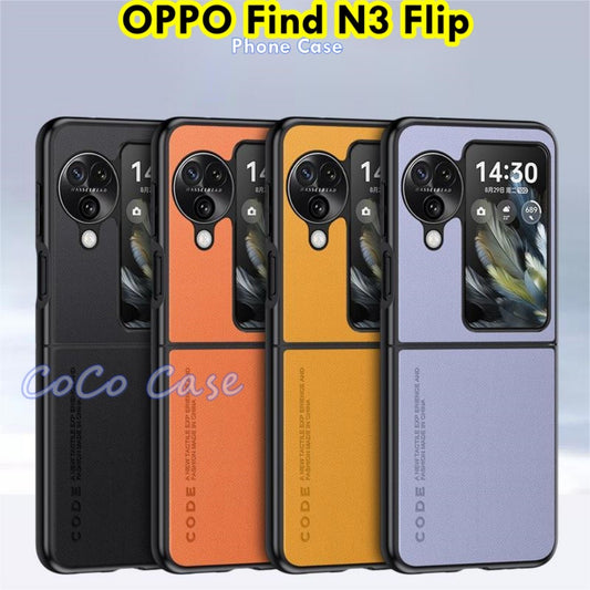 For OPPO Find N3 Flip Cover Silicone Professional Full Case Classic Simple Solid Color Phone Case Cover sweatproof
