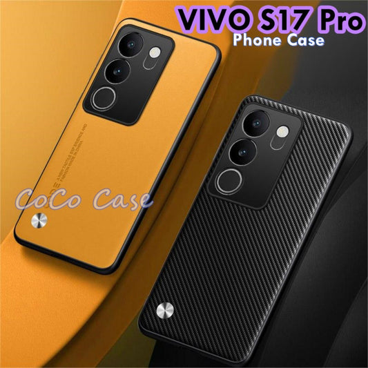 For VIVO S17 Pro Cover Silicone Professional Full Case Classic Simple Solid Color Phone Case Cover sweatproof