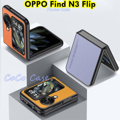 For OPPO Find N3 Flip Cover Silicone Professional Full Case Classic Simple Solid Color Phone Case Cover sweatproof