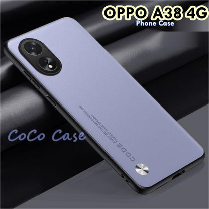 For OPPO A38 4G Cover Silicone Professional Full Case Classic Simple Solid Color Phone Case Cover sweatproof