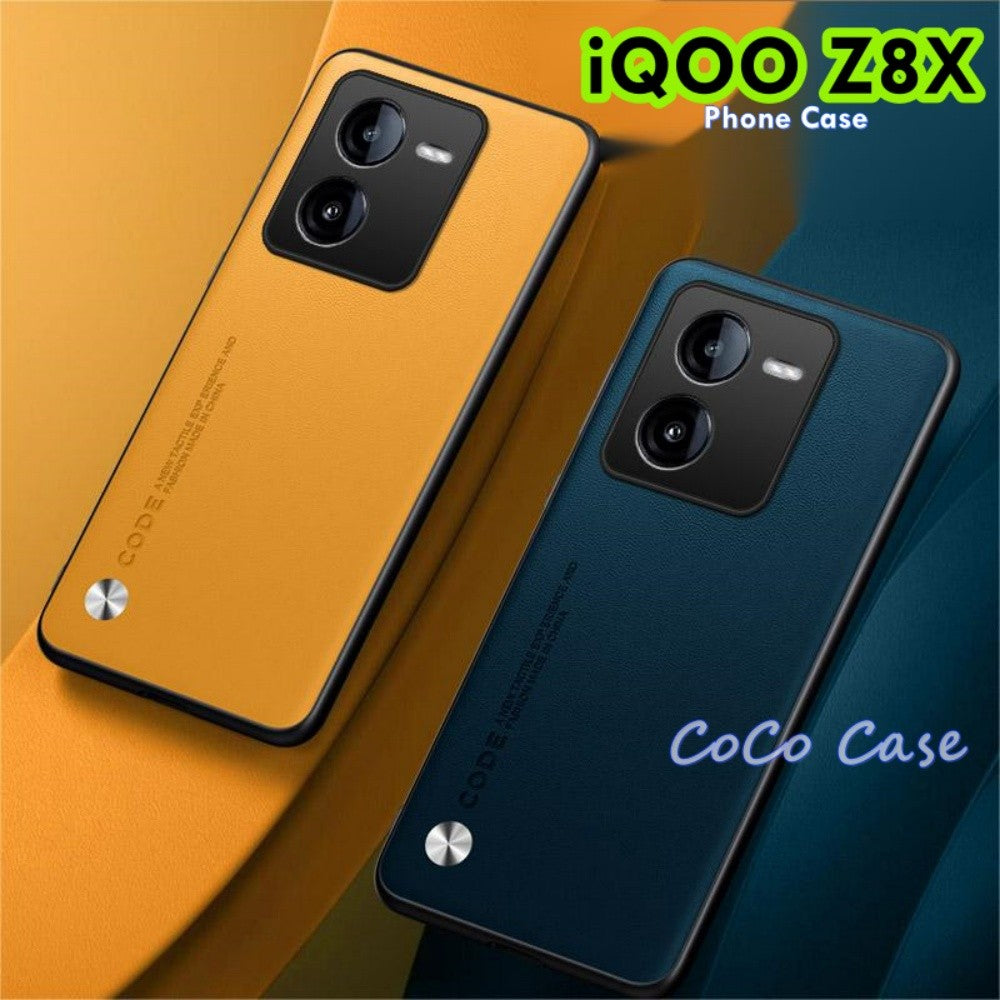 For iQOO Z8X Cover Silicone Professional Full Case Classic Simple Solid Color Phone Case Cover sweatproof