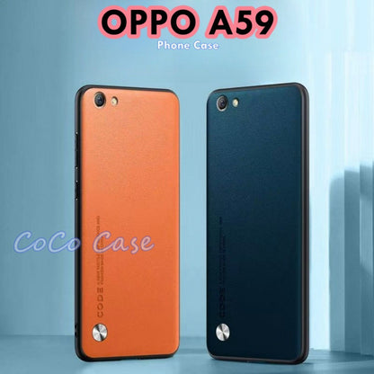 For OPPO A59 Cover Silicone Professional Full Case Classic Simple Solid Color Phone Case Cover sweatproof