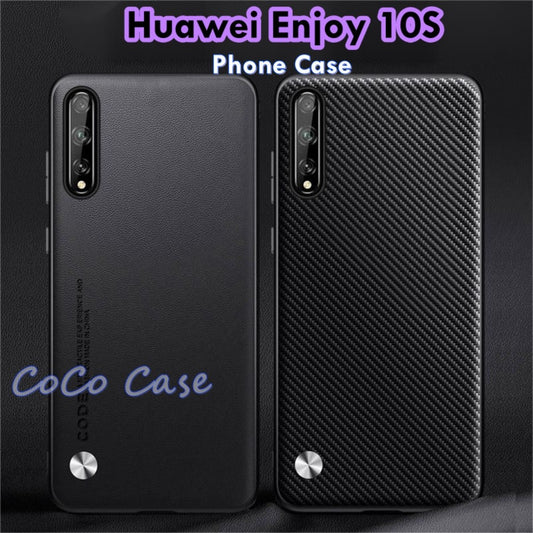 For Huawei Enjoy 10S Cover Silicone Professional Full Case Classic Simple Solid Color Phone Case Cover sweatproof