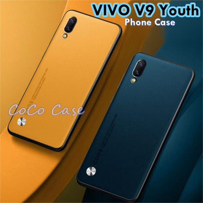 For  VIVO V9 Youth Cover Silicone Professional Full Case Classic Simple Solid Color Phone Case Cover sweatproof
