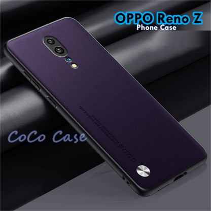 For OPPO Reno Z Cover Silicone Professional Full Case Classic Simple Solid Color Phone Case Cover sweatproof