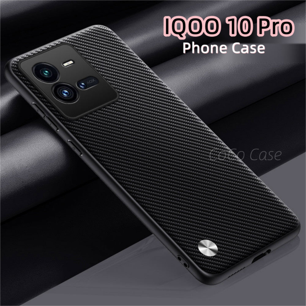 For IQOO 10 Pro Cover Silicone Professional Full Case Classic Simple Solid Color Phone Case Cover sweatproof