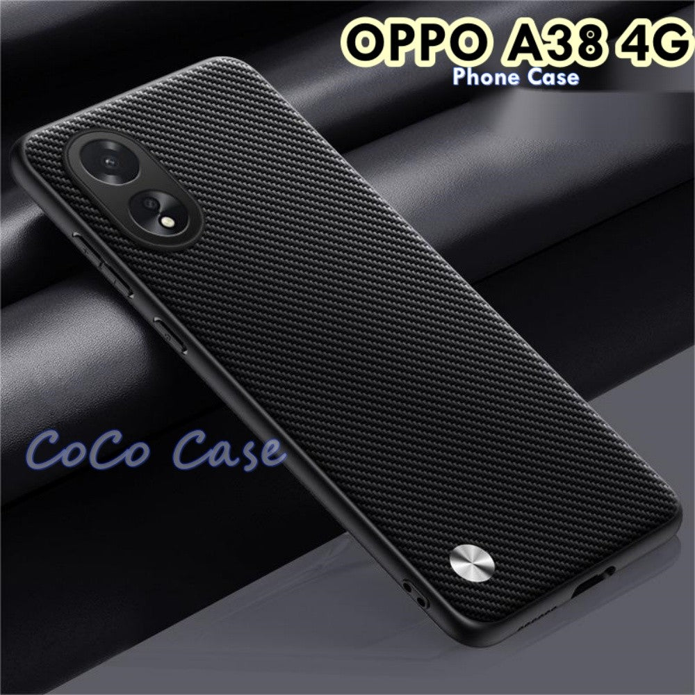 For OPPO A38 4G Cover Silicone Professional Full Case Classic Simple Solid Color Phone Case Cover sweatproof
