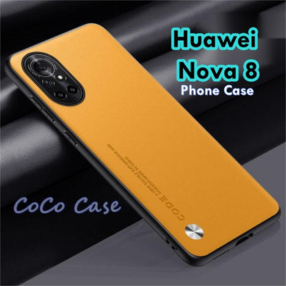 For Huawei Nova 8 Cover Silicone Professional Full Case Classic Simple Solid Color Phone Case Cover sweatproof