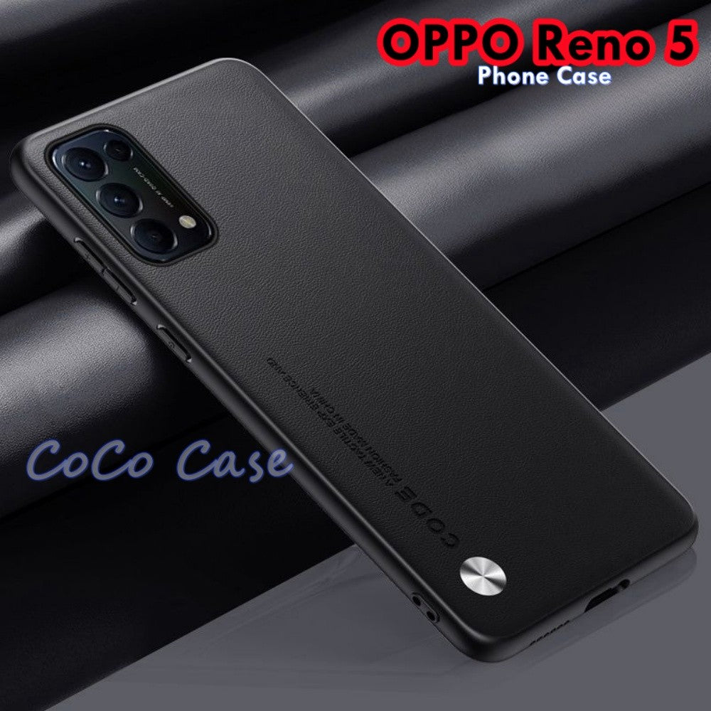 For OPPO Reno 5 Cover Silicone Professional Full Case Classic Simple Solid Color Phone Case Cover sweatproof