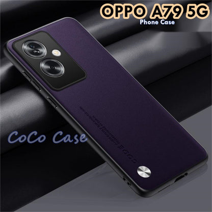 For OPPO A79 5G Cover Silicone Professional Full Case Classic Simple Solid Color Phone Case Cover sweatproof