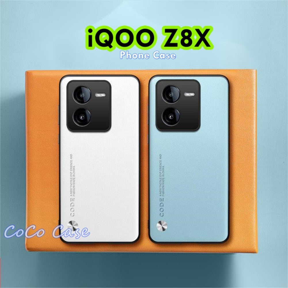 For iQOO Z8X Cover Silicone Professional Full Case Classic Simple Solid Color Phone Case Cover sweatproof