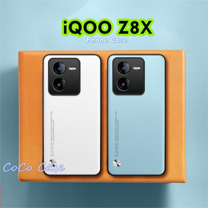 For iQOO Z8X Cover Silicone Professional Full Case Classic Simple Solid Color Phone Case Cover sweatproof