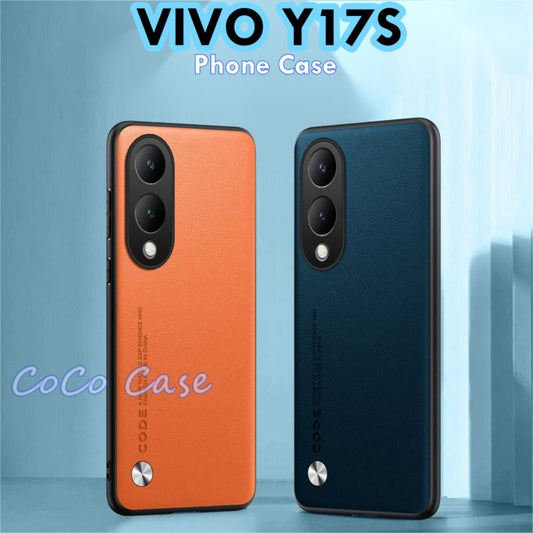 For VIVO Y17S Cover Silicone Professional Full Case Classic Simple Solid Color Phone Case Cover sweatproof