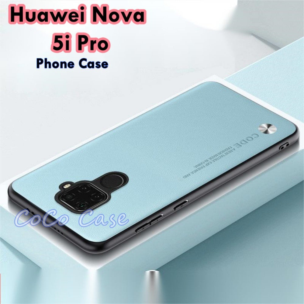 For Huawei Nova 5i Pro Cover Silicone Professional Full Case Classic Simple Solid Color Phone Case Cover sweatproofv