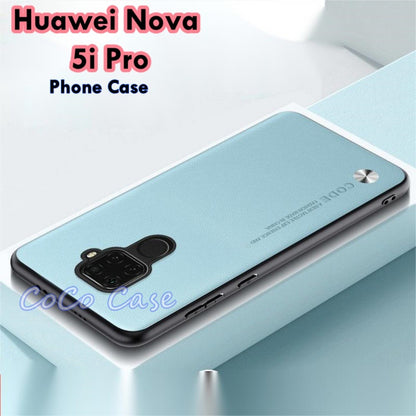 For Huawei Nova 5i Pro Cover Silicone Professional Full Case Classic Simple Solid Color Phone Case Cover sweatproofv