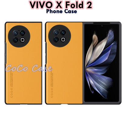 For VIVO X Fold 2 Cover Silicone Professional Full Case Classic Simple Solid Color Phone Case Cover sweatproof