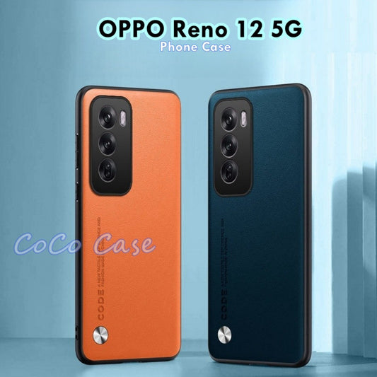 For OPPO Reno 12 5G Cover Silicone Professional Full Case Classic Simple Solid Color Phone Case Cover sweatproof