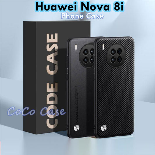 For Huawei Nova 8i Cover Silicone Professional Full Case Classic Simple Solid Color Phone Case Cover sweatproof