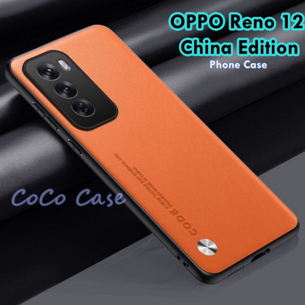 For OPPO Reno 12 China Edition Cover Silicone Professional Full Case Classic Simple Solid Color Phone Case Cover sweatproof