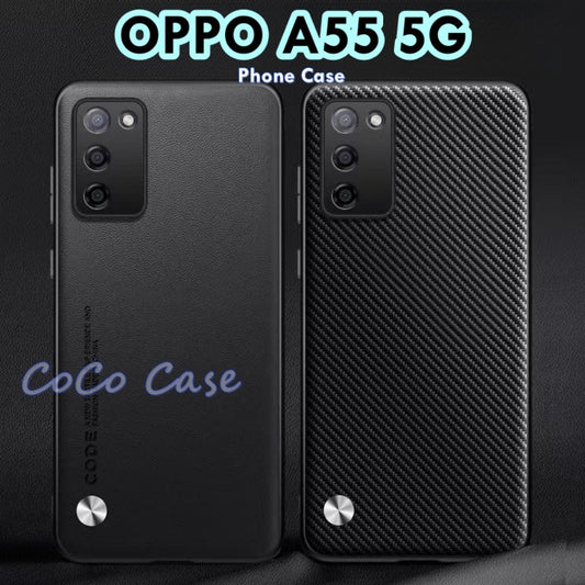 For OPPO A55 5G Cover Silicone Professional Full Case Classic Simple Solid Color Phone Case Cover sweatproof