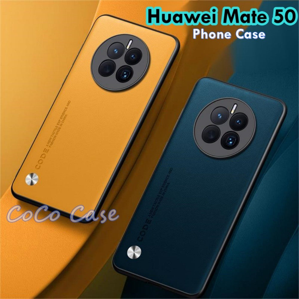 For Huawei Mate 50 Cover Silicone Professional Full Case Classic Simple Solid Color Phone Case Cover sweatproof
