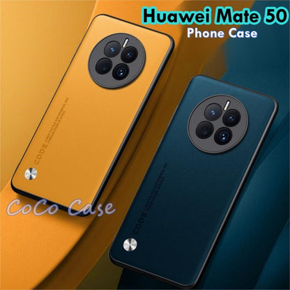 For Huawei Mate 50 Cover Silicone Professional Full Case Classic Simple Solid Color Phone Case Cover sweatproof