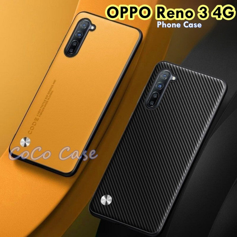 For OPPO Reno 3 4G Cover Silicone Professional Full Case Classic Simple Solid Color Phone Case Cover sweatproof
