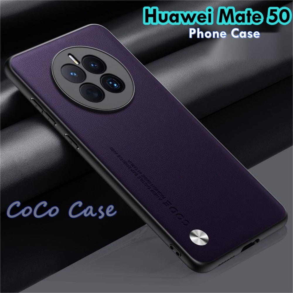 For Huawei Mate 50 Cover Silicone Professional Full Case Classic Simple Solid Color Phone Case Cover sweatproof