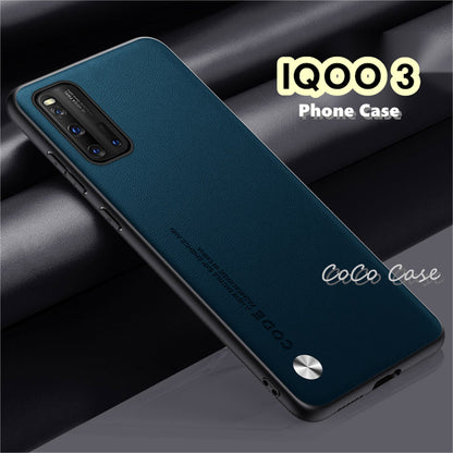 For IQOO 3 Cover Silicone Professional Full Case Classic Simple Solid Color Phone Case Cover sweatproof