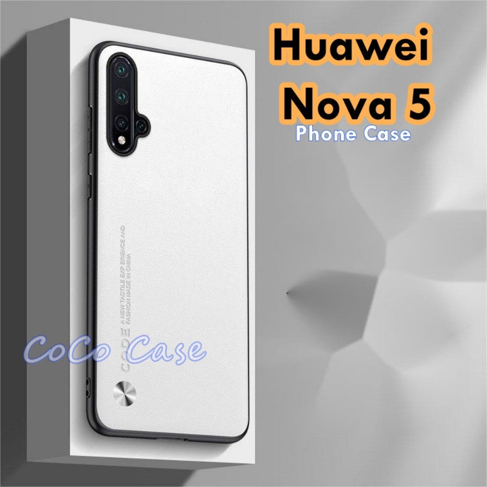 For Huawei Nova 5 Cover Silicone Professional Full Case Classic Simple Solid Color Phone Case Cover sweatproof