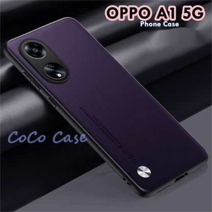 For OPPO A1 5G Cover Silicone Professional Full Case Classic Simple Solid Color Phone Case Cover sweatproof