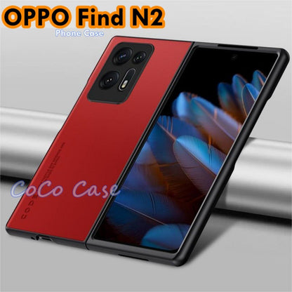 For OPPO Find N2 Cover Silicone Professional Full Case Classic Simple Solid Color Phone Case Cover sweatproof