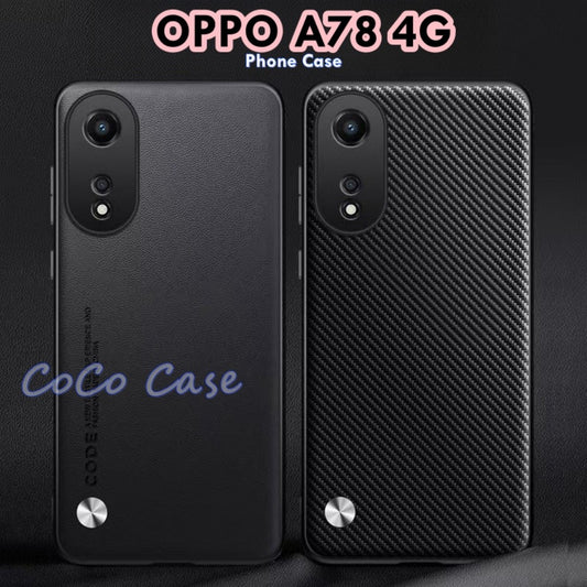 For OPPO A78 4G Cover Silicone Professional Full Case Classic Simple Solid Color Phone Case Cover sweatproof