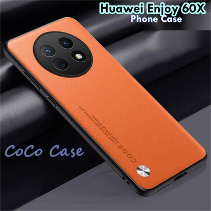 For Huawei Enjoy 60X Cover Silicone Professional Full Case Classic Simple Solid Color Phone Case Cover sweatproof