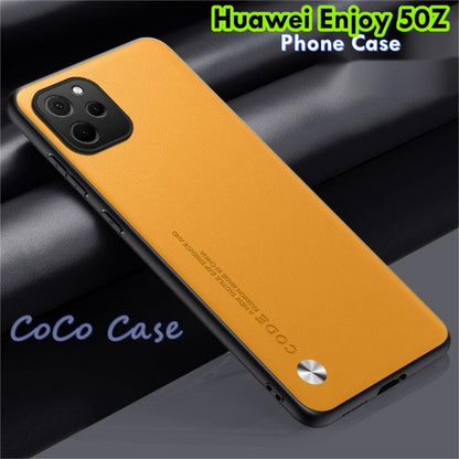 For Huawei Enjoy 50Z Cover Silicone Professional Full Case Classic Simple Solid Color Phone Case Cover sweatproof