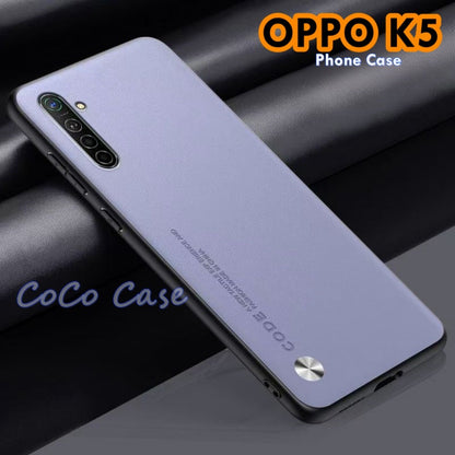 For OPPO K5 Cover Silicone Professional Full Case Classic Simple Solid Color Phone Case Cover sweatproof