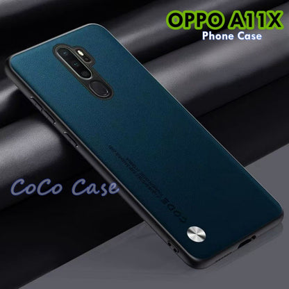 For OPPO A11X  Cover Silicone Professional Full Case Classic Simple Solid Color Phone Case Cover sweatproof