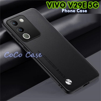 For VIVO V29E 5G Cover Silicone Professional Full Case Classic Simple Solid Color Phone Case Cover sweatproof