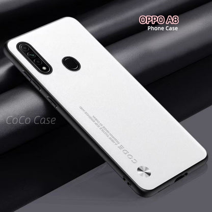 For OPPO A8 Cover Silicone Professional Full Case Classic Simple Solid Color Phone Case Cover sweatproof