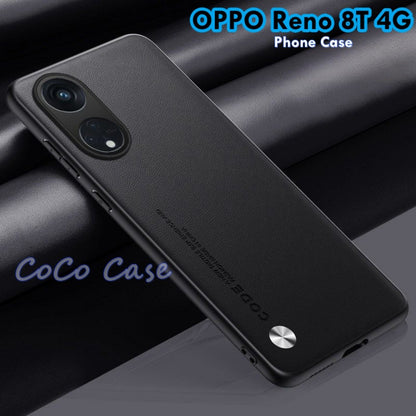 For OPPO Reno 8T 4G Cover Silicone Professional Full Case Classic Simple Solid Color Phone Case Cover sweatproof