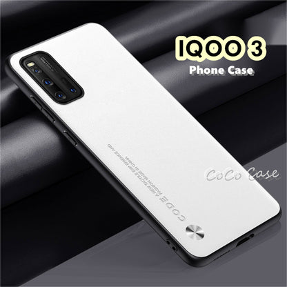 For IQOO 3 Cover Silicone Professional Full Case Classic Simple Solid Color Phone Case Cover sweatproof