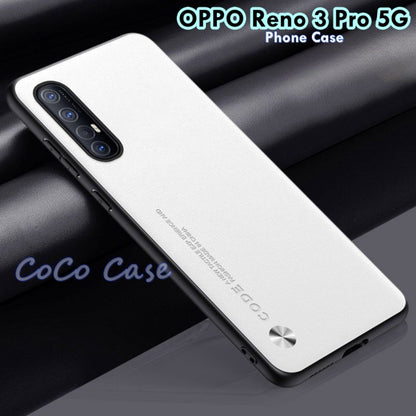 For OPPO Reno 3 Pro 5G Cover Silicone Professional Full Case Classic Simple Solid Color Phone Case Cover sweatproof