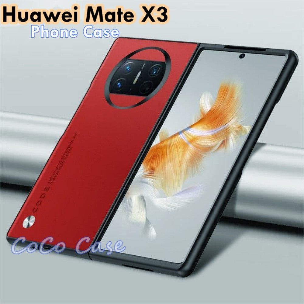 For Huawei Mate X3 Cover Silicone Professional Full Case Classic Simple Solid Color Phone Case Cover sweatproof