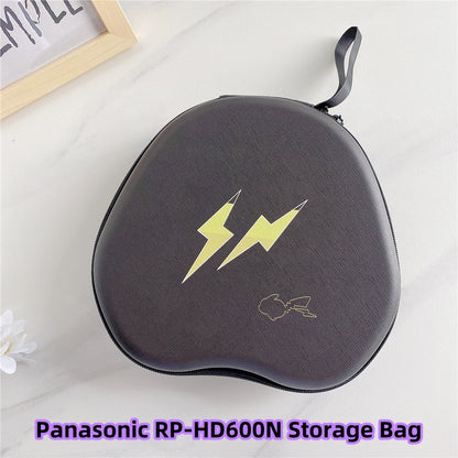 For Panasonic RP-HD600N Headphone Case Cartoon Creative Patterns Headset Earpads Storage Bag Casing Box
