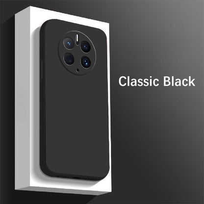 For Huawei Mate 50 Pro Cover Drop and wear resistant Silicone Full Case Classic Simple Solid Color Phone Case Cover