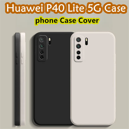 For Huawei P4 Cover Drop and wear resistant Silicone Full Case Classic Simple Solid Color Phone Case Cover